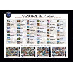Puzzle 1000 pièces Globetrotter France