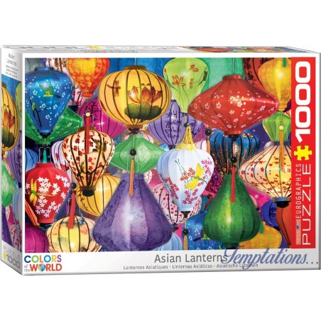 Puzzle 1000 pièces Lanternes asiatiques