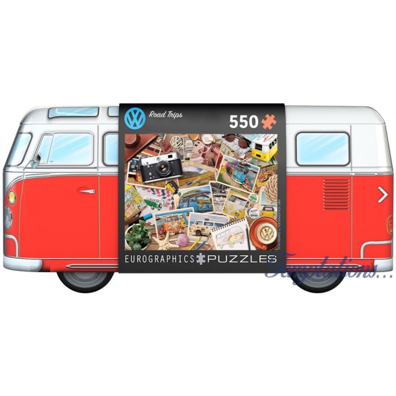 Puzzle 550 pièces VW Road Trips Tin