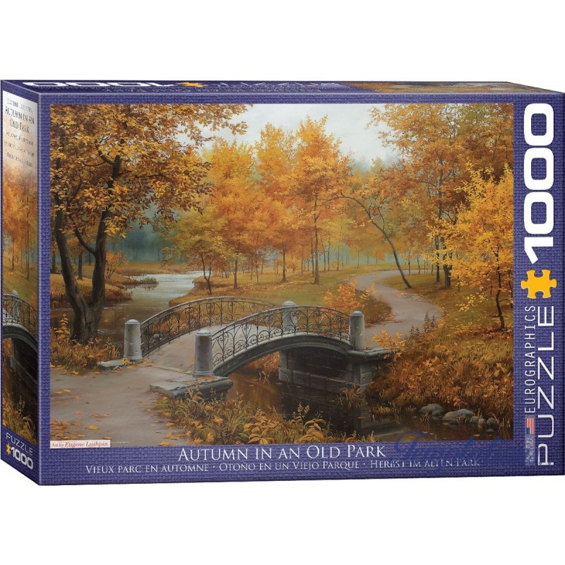 Puzzle 1000 pièces Vieux parc en automne