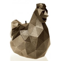 Bougie Poule origami Brass...