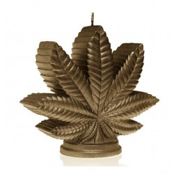 Bougie feuille de Cannabis...