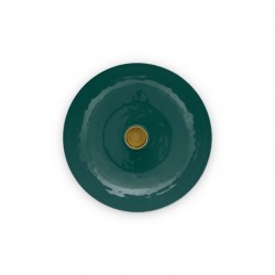 Bougeoir en métal Blushing  vert foncé 16cm – Pip Studio