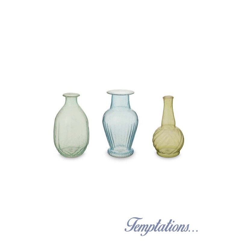 Set de 3 vases en verres -M-vert Pip Studio