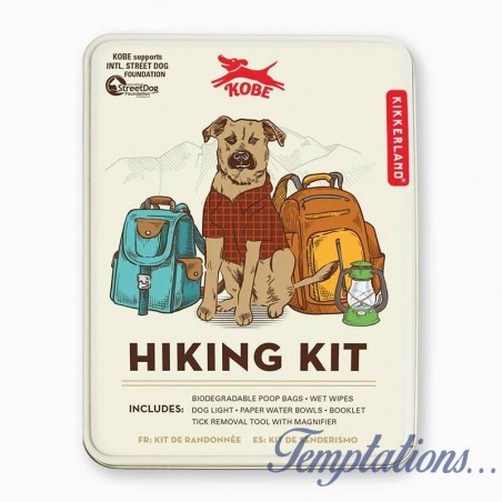 Kit de randonnée pour chien Kikkerland