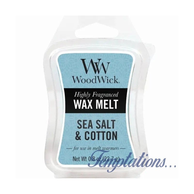 Cire Sea salt & cotton Woodwick