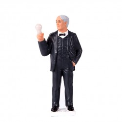 Figurine solaire Thomas A. Edison