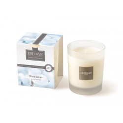 Bougie parfumée 170g Blanc Coton- Estéban