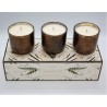 Coffret 3 bougies parfumées Woodfire - ILLUME
