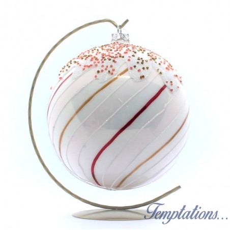 Support doré pour Boule de Noël