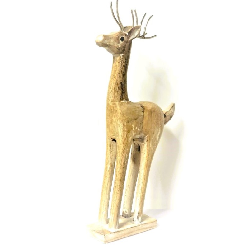 Trophée Bois De Renne/caribou - 103 Cm - Ramure Naturelle - Norvège - GTK78.29