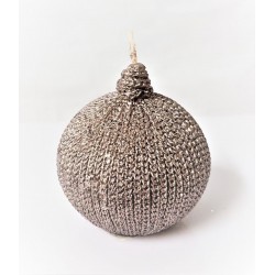 Bougie en forme de pelote de laine -Dekoratief