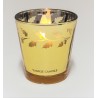 Photophore en verre feuilles de houx -Yankee candle