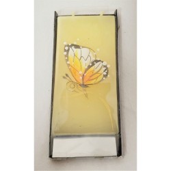 Bougie plate Papillon - Flatyz