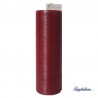 Bougie pilier soie diamètre 15 cm Rouge