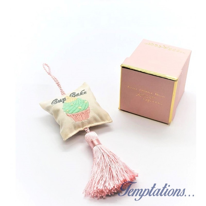Coussin cupcake  à parfumer avec pompon – Atelier Catherine Masson