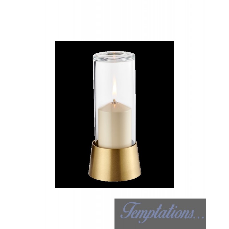 Lampe pure laiton globe transparent - BougieNeo