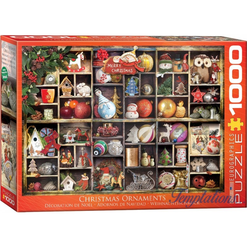 Puzzle 1000 pièces Décorations de Noel – Eurographics