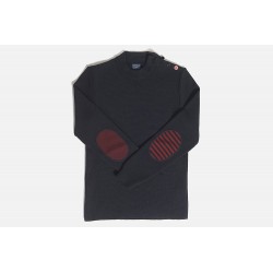 Pull marine homme coudières...