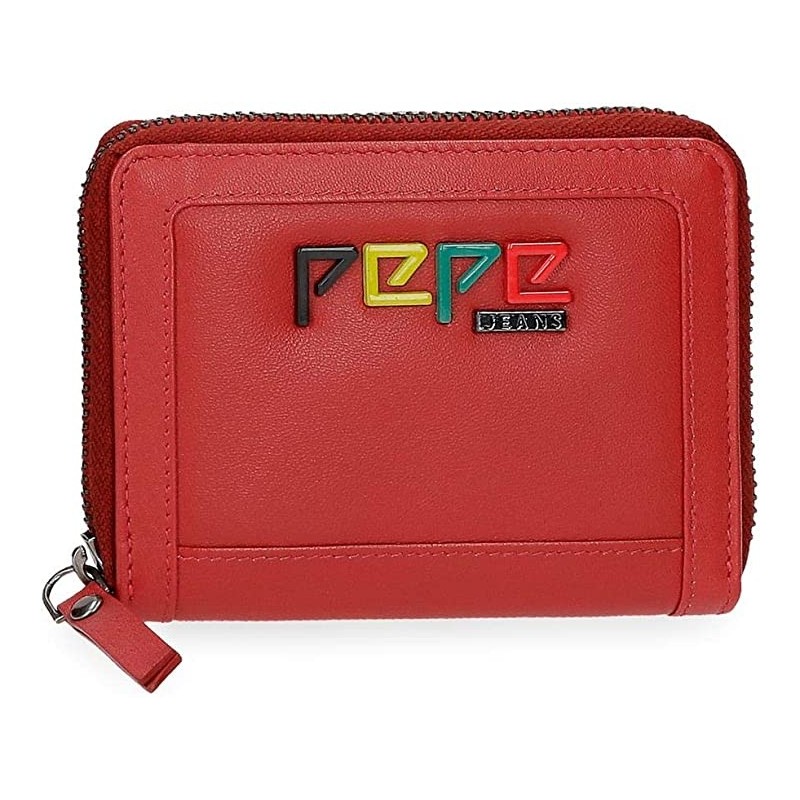 Porte-cartes Pepe Jeans Noir En Jean - Neuf Avec étiquettes Portefeuille Compact Femme