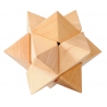 Mini Puzzle 3D en bois « etoile»