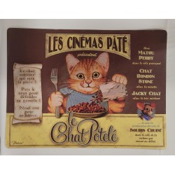 Tapis pour gamelle "le chat...