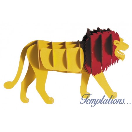 Maquette 3D en papier – Lion