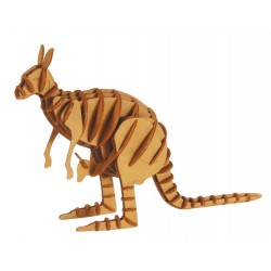 Maquette 3D en papier – Kangourou